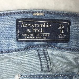 Abercrombie & Fitch Jeans - Abercrombie & Fitch Simone high rise super skinny Abercrombie & Fitch Jeans - Abercrombie & Fitch Simone high rise super skinny